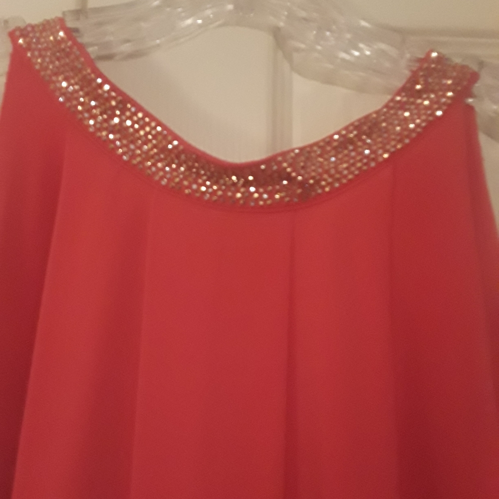 Dress Holiday Gold Neckline